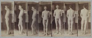 Photographs of a Standing Male Nude Model ("Joseph Smith") by Thomas Eakins