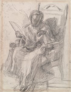 Study for Girl with Cat - Katherine