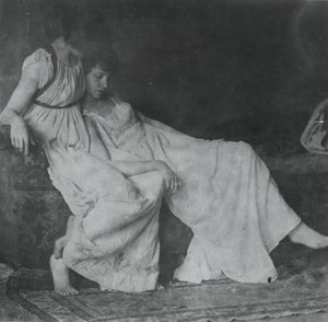Unidentified Models in Greek Costumes, c. 1883 by Thomas Eakins