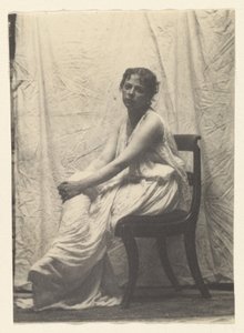 Weda Cook in Classical Costume in Eakins