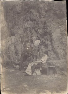 William H. Macdowell and Margaret Eakins in Saltville or Clinch Mountain, Virginia, 1880-82 by Thomas Eakins.