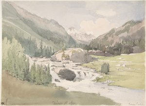 Mountain Valley by Thomas Ender