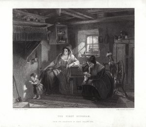 The First Sunbeam by Thomas Faed