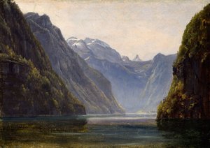 From Königssee by Thomas Fearnley