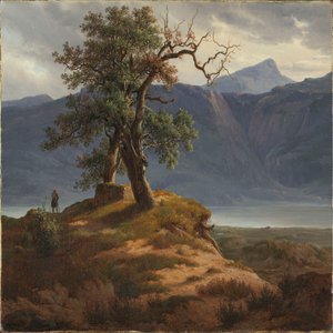 Landscape with a Wanderer by Thomas Fearnley