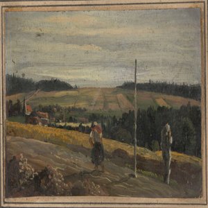 Landscape Study by Thomas Fearnley