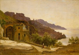 Terrace near Amalfi by Thomas Fearnley
