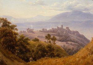 View of Olevano, c.1834
