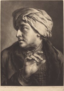 A Man with a Turban and Striped Shirt by Thomas Frye