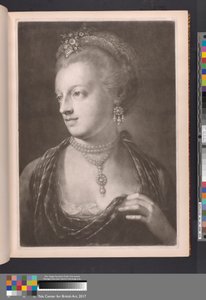 Lady, elegantly attired by Thomas Frye
