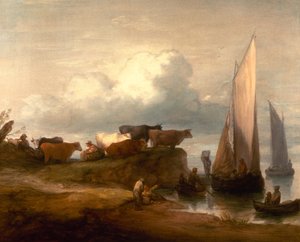 A Coastal Landscape by Thomas Gainsborough