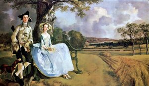 Mr. and Mrs. Andrews by Thomas Gainsborough