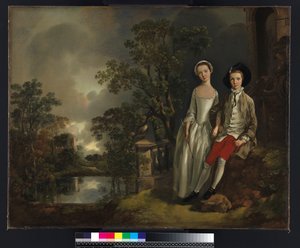 Portrait of Heneage Lloyd and His Sister, Lucy, c.1750