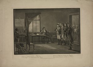 Emperor Paul I condescending to visit Kosciusko in the prison