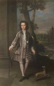 Full Length Portrait of William King, Aged 10 by Thomas Gibson