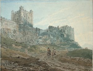 Bamburgh Castle, Northumberland, 1792-1794 by Thomas Girtin
