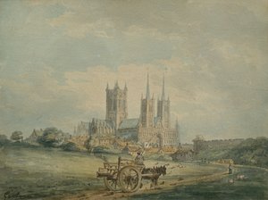 Lincoln Cathedral by Thomas Girtin