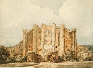 West view of Thornton Abbey, Lincolnshire, c.1794 by Thomas Girtin