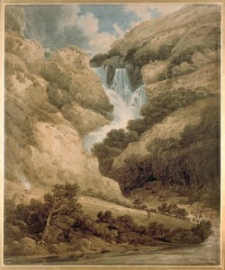 The Gorge of Wathenlath with the Falls of Lodore, Derwentwater