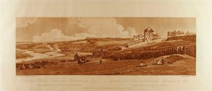 View from the Palace Terrace at St. Germain, the Aqueduct of Marli seen in the distance by Thomas Girtin