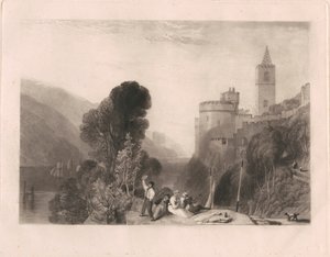 Dartmouth Castle, on the River Dart by Thomas Goff Lupton