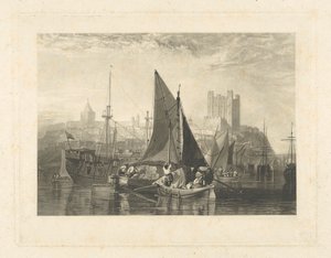 Rochester, on the River Medway by Thomas Goff Lupton