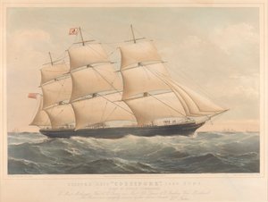 Clipper Ship Cossipore 1226 Tons