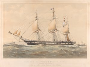Clipper ship Essex 1100 Tons by Thomas Goldsworth Dutton