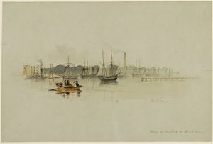 Drop on the Tees at Middlesbrough by Thomas H. Hair