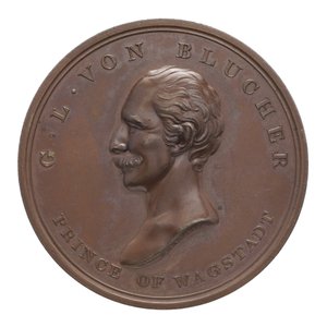 Medal Commemorating Wellington and Blücher at Waterloo