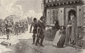 Sir Richard Fanshawe a Prisoner at Charing Cross by Thomas Hamilton Crawford