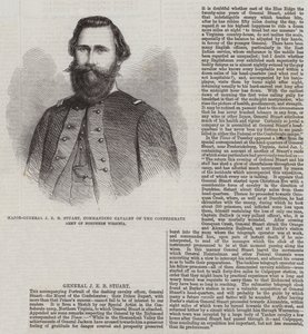 Major-General J E B Stuart, commanding Cavalry of the Confederate Army of Northern Virginia by Thomas Harrington Wilson
