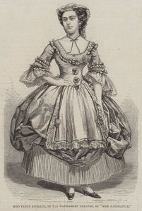 Miss Fanny Stirling, of the Haymarket Theatre, as Miss Hardcastle by Thomas Harrington Wilson
