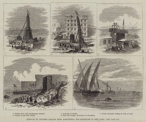 Removal of another Obelisk from Alexandria, for Transport to New York by Thomas Harrington Wilson