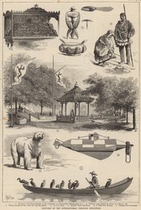 Sketches at the International Fisheries Exhibition