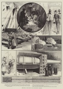Sketches at the Royal Naval Exhibition, Chelsea