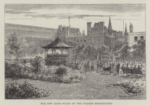 The New Band-Stand on the Thames Embankment by Thomas Harrington Wilson