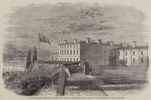 The Parliament Buildings, Quebec, the Official Residence of the Prince of Wales during his Stay in Quebec by Thomas Harrington Wilson