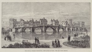 The Royal Jubilee Exhibition, Newcastle-on-Tyne, the Old Tyne Bridge