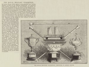 The Royal Military Exhibition, Trophies in Gordon House by Thomas Harrington Wilson