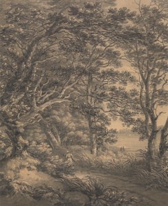 River Landscape with Figures