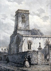 St. Peter in the East Church by Thomas Hearne