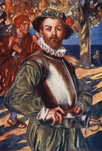 Illustration for the Life of Sir Francis Drake by Thomas Heath Robinson