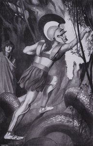 Jason Leapt Forward and Tore the Fleece from Off the Tree-Trunk by Thomas Heath Robinson