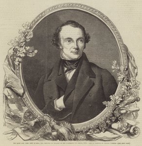 The Right Honourable Lord John Russell, MP, Minister of England at the Conference of Vienna, 1855 by Thomas Heathfield Carrick