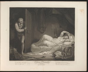 Wanton Maid Sleeping While a Man Sneaks In (series title: Virtue and Vice, Diligence & Dissipation)