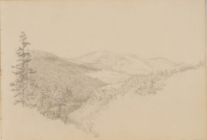 Kauterskill Clove from Sketchbook of Landscape and Animal Subjects, ca. 1860-64
