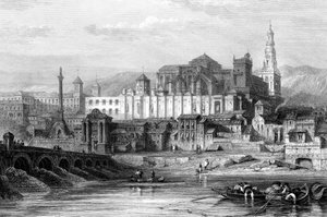 Great mosque and the dungeon of the Inquisition, Cordoba, Spain by Thomas Higham