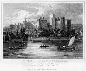 Lambeth Palace, London, 1817
