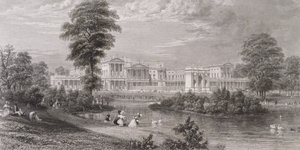 View of Buckingham Palace and Marble Arch, from St. James